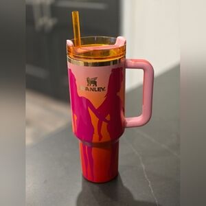 Mattel Barbie And Stanley Tumblers, Pink and Orange Drinkware